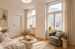 Wohnung kaufen in Adalbert-Stifter-Straße, 1200 Wien, Neu Platz Für Eigene Ideen: Sanierungsbedürftiger 1,5-Zimmer-Altbau mit Kabinett - 1. Stock ohne Lift