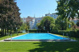 Wohnung kaufen in Floridsdorf, 1210 Wien, Singlewohnung mit Flair und Fun: Anlage mit Großem Garten und Outdoor-Swimmingpool