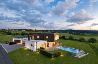 Haus kaufen in 7542 Gerersdorf bei Güssing, Ein Leben mit Weitblick – exklusives Architektenhaus mit Infinity-Pool und einzigartigem Burgpanorama