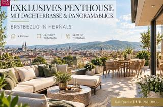Penthouse kaufen in 1170 Wien, EXKLUSIVES PENTHOUSE MIT PRIVATER DACHTERRASSE & PANORAMABLICK – 4 ZIMMER | ERSTBEZUG | KLIMAANLAGE | 1170 WIEN