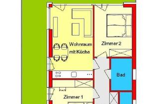 Wohnung mieten in 8020 Graz, Provisionsfrei: moderne 3-Zimmerwohnung großer Süd-West-Terrasse und Tiefgarage direkt bei FH-Joanneum - Eggenberg