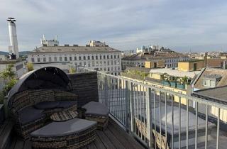 Wohnung mieten in 1160 Wien, Neuwertige 2-Zi DG-Wohnung mit 2 Terrassen und Fernblick, Klimaanlage & Fußbodenheizung/Kühlung in 1160 Wien!