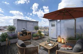 Wohnung mieten in Rochusmarkt, 1030 Wien, Erstbezug nach Generalsanierung! Klimatisiertes 4-Zimmer DG mit Terrasse, Dachterrasse + Traumblick, 1030!