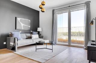 Wohnung mieten in Handelskai 100/Stiege, 1200 Wien, Klimaaktiv wohnen! 2 Zimmer mit Blick auf die Donauinsel. Gute Anbindung zur Innenstadt. Neubau(VIE204)