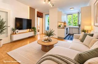 Wohnung kaufen in 1110 Wien, WOHNEN MIT GRÜNBLICK IN SIMMERING | 2 Zimmer | ca. 57 m² NFL inkl. LOGGIA | U3-NÄHE | GARAGE OPTIONAL