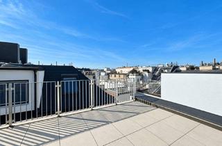 Penthouse kaufen in Erdbergstraße, 1030 Wien, Penthouse-Feeling über den Dächern Wiens – exklusive 4-Zimmer-DG-Wohnungen mit zwei Sonnenterrassen
