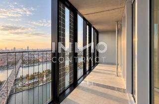 Maisonette mieten in 1220 Wien, DC2 Tower: Exklusives Wohnen in der 49. Etage - Stephansdom & Prater View