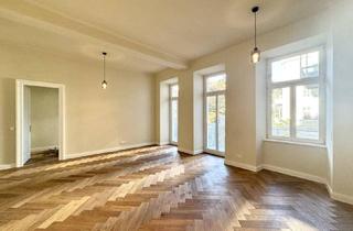 Wohnung kaufen in Theresianumgasse 10, 1040 Wien, Großer BALKON mit 14,5 qm und Blick in den begrünten Innenhof! Generalsanierter 3-Zimmer-Altbau mit 2 Bädern!