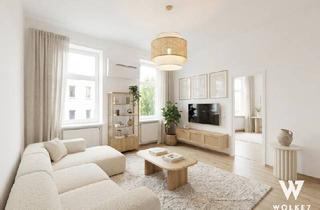 Wohnung kaufen in Troststraße, 1100 Wien, Stilvoller 3-Zimmer-Altbau mit Klimaanlage | 2. Liftstock | nahe U1 Troststraße