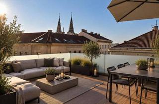 Maisonette kaufen in 1150 Wien, Zwei Ebenen. Zwei Terrassen. Ein Zuhause zum Verlieben.