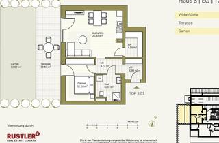 Wohnung mieten in 8054 Graz, Perfekter Mix aus Stadt und Natur: das Projekt Schlosspark | 2-Zimmerwohnung mit Terrasse und Garten