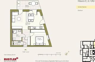 Wohnung mieten in 8054 Graz, Entspannung Pur auf den Schönen Außenflächen des Projekts Schlosspark | Geräumige 2-Zimmerwohnung