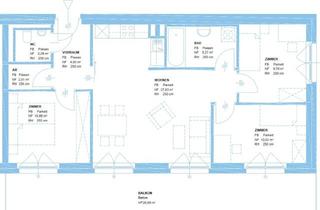Wohnung mieten in 8055 Graz, 4-Zimmer Wohnung - mit Perfekter Großzügigem Balkon - in Puntigam 8055 Graz