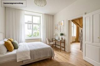 Wohnung kaufen in 1200 Wien, Neu Altbau Für Deine Ideen! 3-Zimmer zum Sanieren - Balkon Bewilligt, noch nicht Errichtet