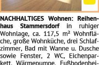 Reihenhaus kaufen in 1210 Wien, NACHHALTIGES Wohnen: Reihenhaus Stammersdorf in ruhiger Wohnlage, ca. 117,5 m² Wohnfläche, groß