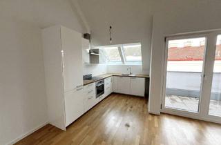 Wohnung mieten in Sturzgasse, 1150 Wien, Helle 3-Zimmer Dachgeschosswohnung mit Terrasse, Klimaanlage, Kellerabteil und Fahrradraum nahe U3 Johnstraße/Meiselmarkt