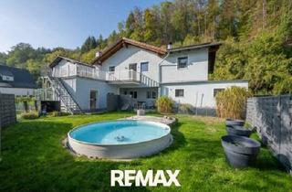 Einfamilienhaus kaufen in 4451 Garsten, GARSTEN | Einfamilienhaus mit 2 Wohneinheiten, Garten, Terrasse & Doppelgarage in sonniger Ruhelage!