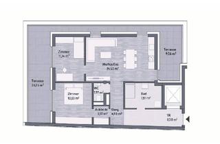 Wohnung kaufen in Lagergasse 103, 8020 Graz, -8,5% Baustartaktion! 3-Zi.-Anlegerwohnung (75,88m²) mit großem Balkon - Grazer Stadtlage