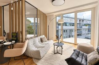 Wohnung kaufen in 1020 Wien, Moderner Luxus, Historisches Flair - Erstbezug-Studio mit Balkon, Concierge & Wellness