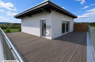 Penthouse mieten in 5141 Moosdorf, Aussergewöhnlich Grosse Dachterrasse Über Drei Seiten mit Traumhaftem Weitblick