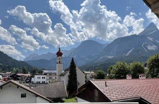 Wohnung mieten in Kirchplatz 29, 6632 Ehrwald, Möblierte 4-Zimmer-Dachgeschosswohnung mit Zugspitzblick - Zentral in Ehrwald