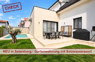 Wohnung kaufen in 8055 Seiersberg, NEU in Seiersberg - 4-Zimmer Gartenwohnung mit Salzwasserpool und Top Ausstattung!