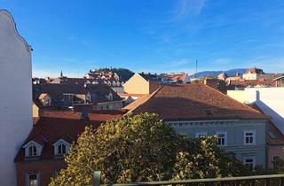Wohnung mieten in Grazbachgasse 17, 8010 Graz, 2-Zimmer-Wohnung im DG, hell und renoviert / Blick auf den Schlossberg