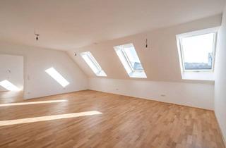 Maisonette kaufen in 1130 Wien, Neu 4-Zimmer-Dachgeschoss-Erstbezug auf Zwei Ebenen mit Zwei Terrassen, Zwei Bädern und Lift