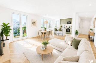 Wohnung kaufen in 1030 Wien, Stilvoll kernsanierte 2-Zimmer-Wohnung mit Stadtblick im 3. Bezirk Baumeisterqualität | Erstbezug nach Sanierung | 4. Liftstock | ca. 52 m²