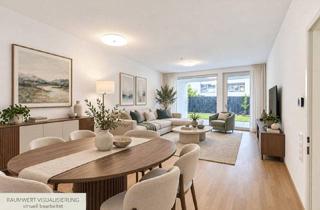 Wohnung kaufen in 1140 Wien, MODERNE GARTENWOHNUNG - BJ 2019 - ca. 96,80m² NFL - 3 Zimmer - Garage - komplette Hofruhelage