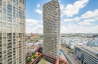 Wohnung mieten in 1030 Wien, Helles 2-Zimmer-Apartment im 18. Stock mit Südbalkon – voll möbliert, all-inclusive | 1030 Wien