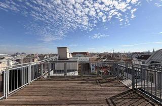 Wohnung kaufen in 1150 Wien, DACHGESCHOSS + PERFEKT für Zwei + SONNIG & RUHIG + zwei TERRASSEN + FERNSICHT!