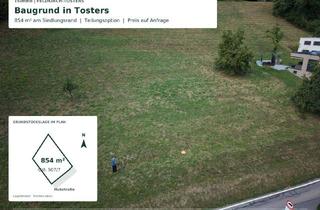Grundstück zu kaufen in 6800 Feldkirch, Feldkirch: Tosters: Hub: Baugrund in Tosters | 854 m² am Siedlungsrand | Teilungsoption