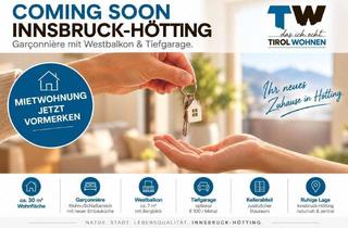 Wohnung mieten in 6020 Innsbruck, Sonnige Garçonnière mit neuer Einbauküche, Westbalkon & Bergblick – Innsbruck-Hötting