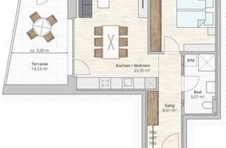 Wohnung kaufen in 6835 Muntlix, 2-Zi-Terrassenwohnung TOP 21 in Muntlix, Hauptstraße 31 33