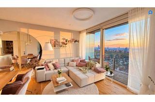 Wohnung kaufen in 1030 Wien, Hoch-Modernes 2-Zimmer-Highlight in 1030 Wien, Triiiple Tower, 26. Etage mit Balkon & Garage optional ! Pool, Concierge