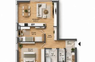 Wohnung kaufen in 8042 Graz, Neubauprojekt Graz, St. Peter - Exklusive Eigentumswohnung (70m²) mit Balkon!