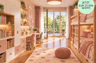 Wohnung kaufen in 1230 Wien, 5 Zimmer-Gartenhit: Neubau-Erstbezug mit viel Flexibilität & Annehmlichkeiten (Gemeinschaftsterrasse, Eventküche, Gästelounge usw.)