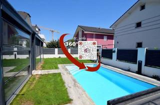 Einfamilienhaus kaufen in 2301 Groß-Enzersdorf, Ruhige Stadtrandlage von Wien - Einfamilienhaus mit 5 Zimmern, Pool + Wintergarten + Vollunterkellerter Wohnkeller, -Viel Platz an der Wiener Stadtgrenze