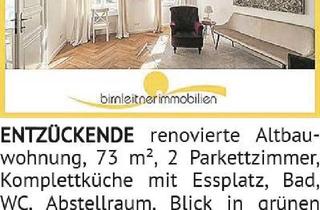 Wohnung kaufen in 1080 Wien, ENTZÜCKENDE renovierte Altbauwohnung, 73 m², 2 Parkettzimmer, Komplettküche mit Essplatz, Bad,